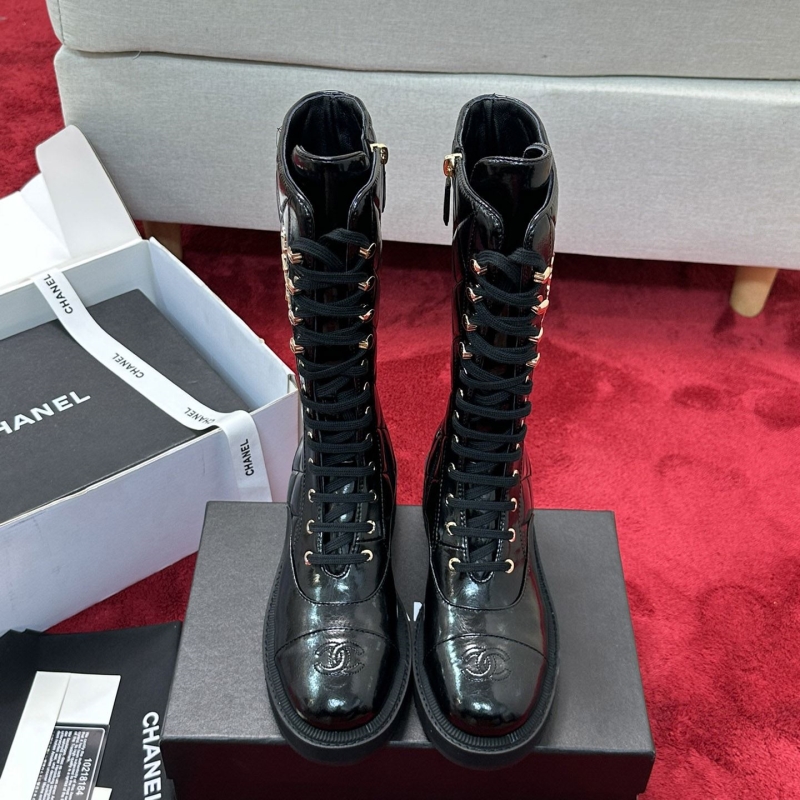 Ch*el leather shoes